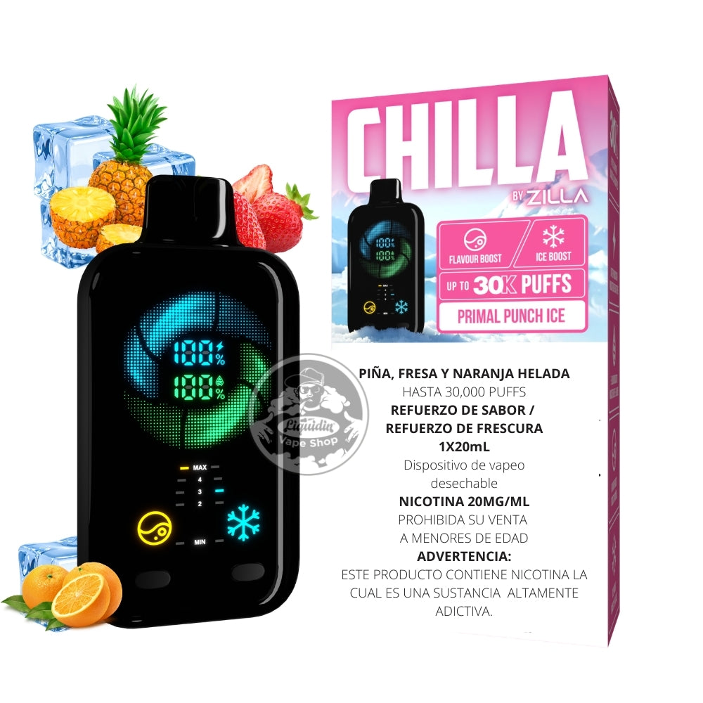CHILLA BY ZILLA 30K | PRIMAL PUNCH ICE