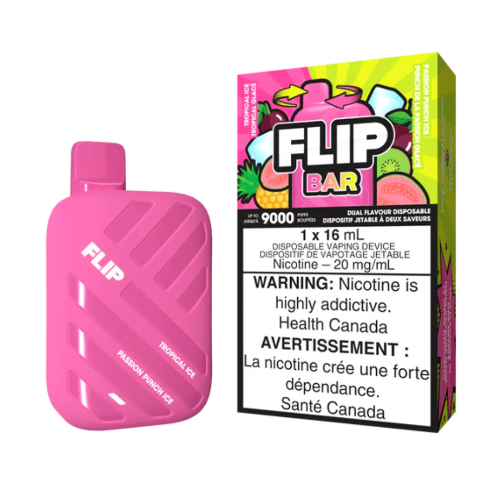 STLTH FLIP BAR 9K | TROPICAL ICE AND PASSION PUNCH ICE
