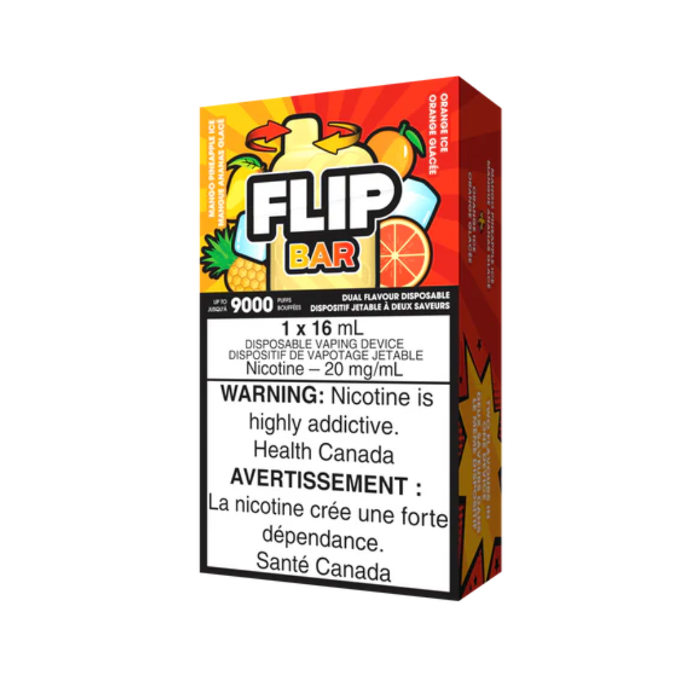 STLTH FLIP BAR 9K | MANGO PINEAPPLE ICE AND ORANGE ICE