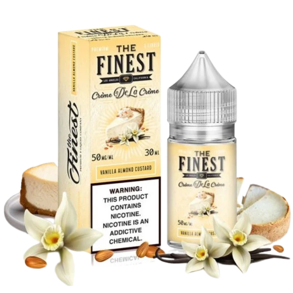 THE FINEST SALT NIC VANILLA ALMOND CUSTARD