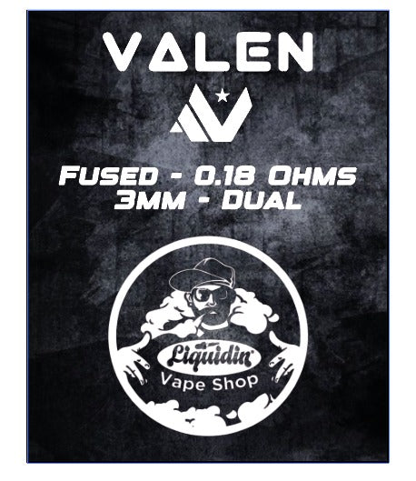 SAM ROCK COILS FUSED 0.18 OHMS DUAL 3MM