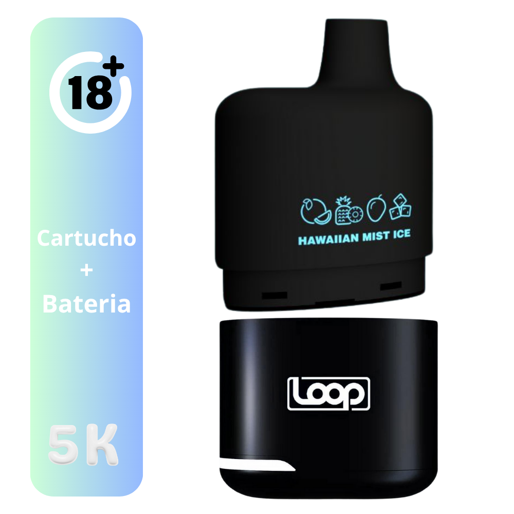STLTH LOOP 5K KIT HAWAIIAN MIST ICE VAPE DESECHABLE