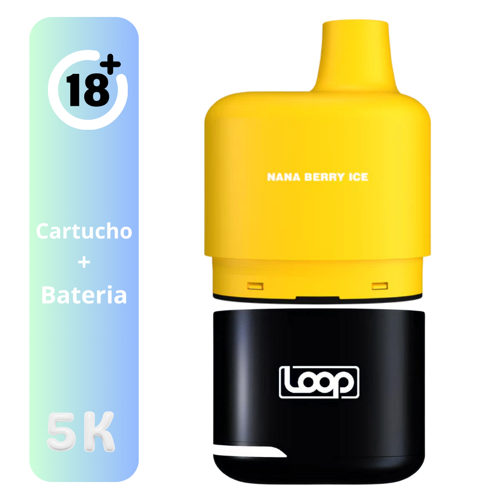 STLTH LOOP 5K KIT NANA BERRY ICE VICE VAPE DESECHABLE