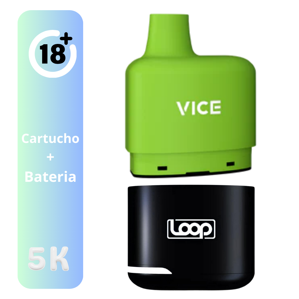 STLTH LOOP 5K KIT GREEN BURST VICE VAPE DESECHABLE