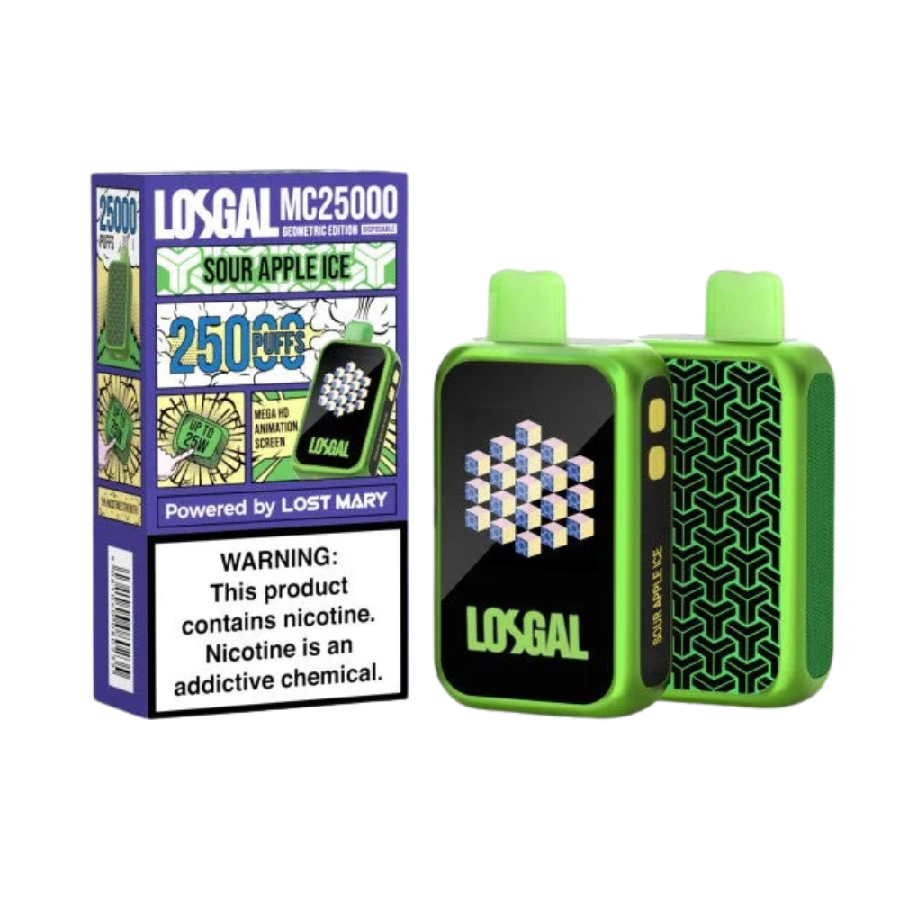 LOSGAL MC25000 SOUR APPLE ICE