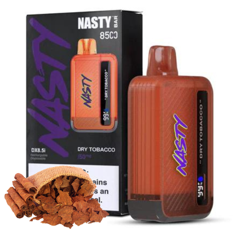 NASTY BAR DX8.5i - 8500 PUFFS DRY TOBACCO