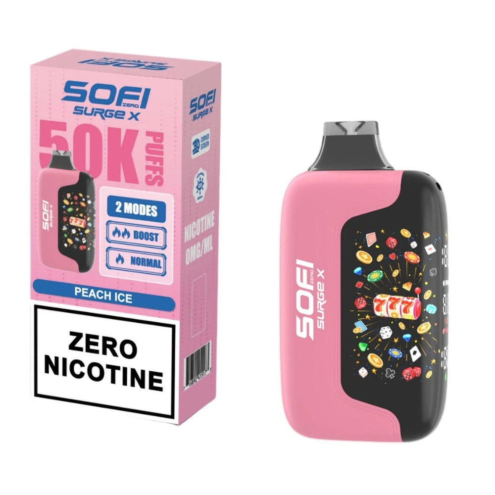 SOFI 50K PEACH ICE | VAPE DESECHABLE SIN NICOTINA