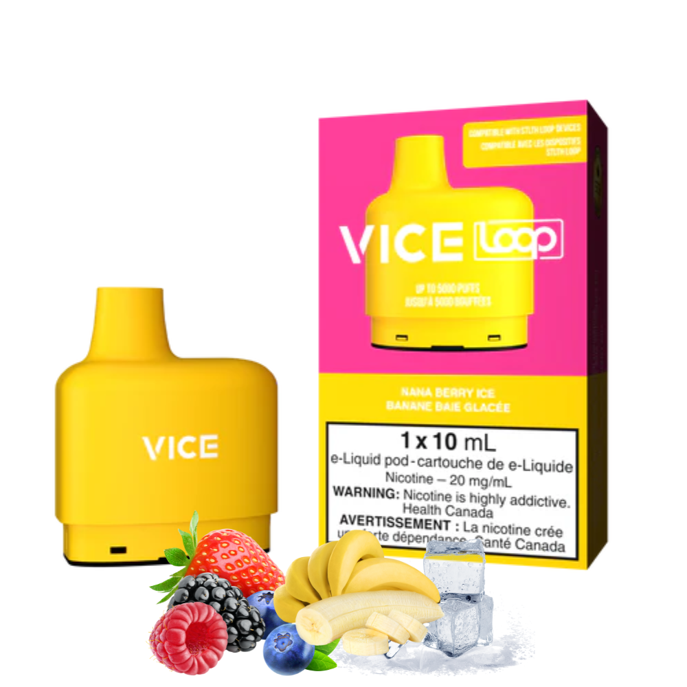 STLTH LOOP 5K CARTUCHO VICE NANA BERRY ICE
