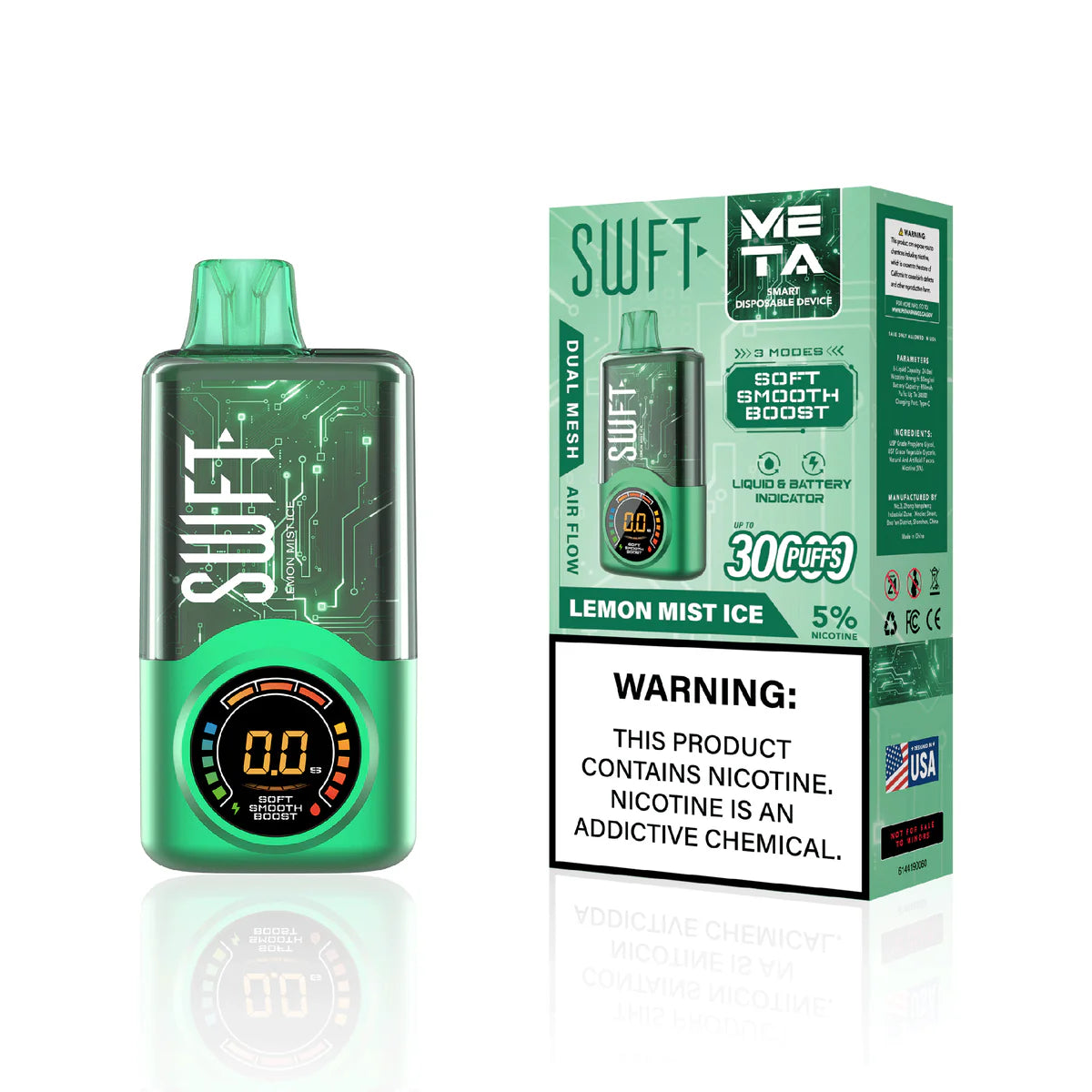 SWFT META 30K LEMON MIST ICE 30000 PUFFS