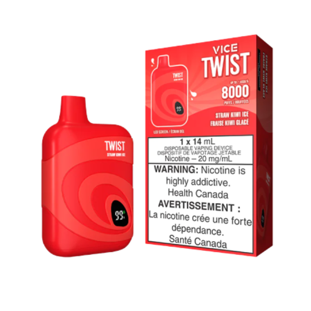 VICE TWIST STRAW KIWI ICE 8K – VAPE DESECHABLES