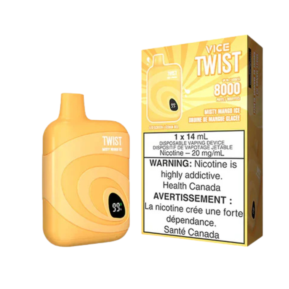 VICE TWIST MISTY MANGO ICE 8K – VAPE DESECHABLE