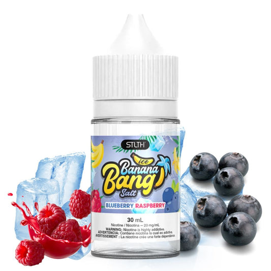 STLTH SALT NIC  BLUEBERRY RASPBERRY BANANA BANG ICE