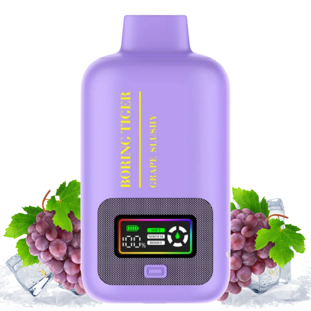 BORING TIGER GRAPE SLUSHY  25000 PUFFS