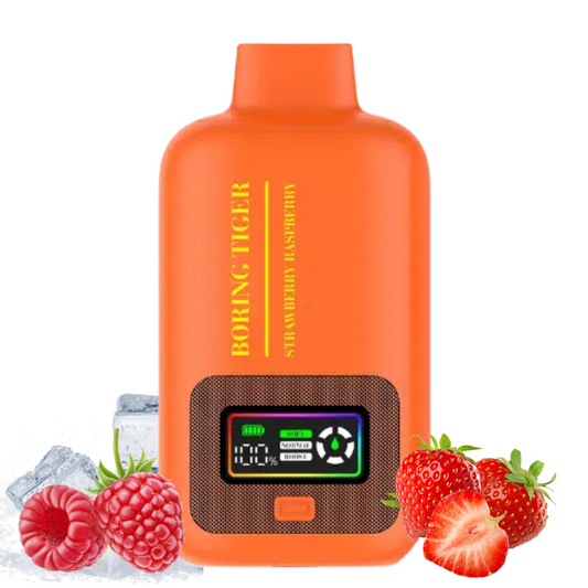 BORING TIGER STRAWBERRY RASPBERRY  25000 PUFFS