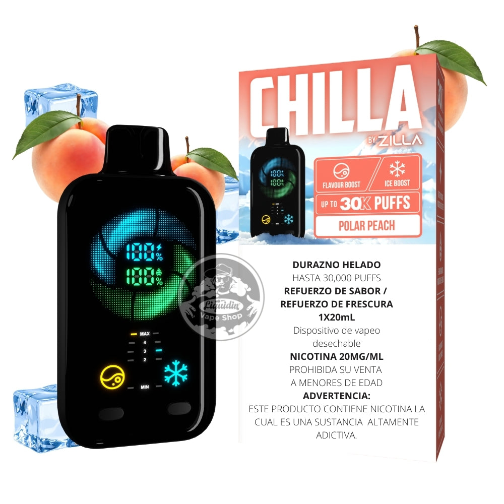 CHILLA BY ZILLA 30K | POLAR PEACH