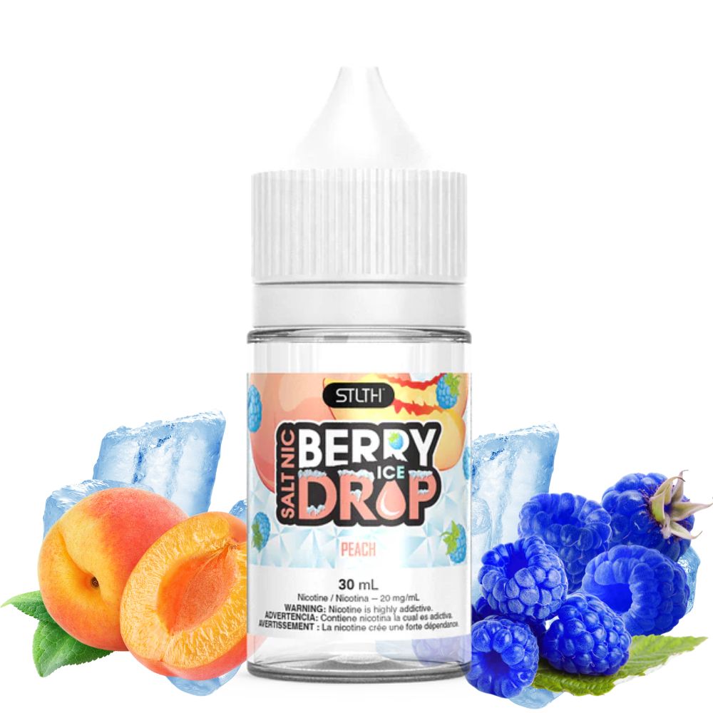 STLTH SALT NIC PEACH BERRY DROP ICE
