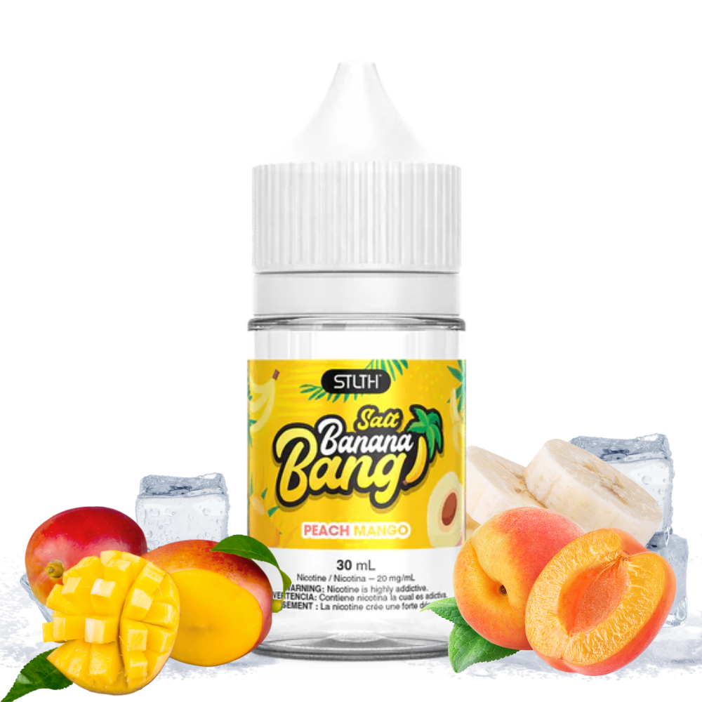 STLTH SALT NIC BANANA BANG  PEACH MANGO ICE