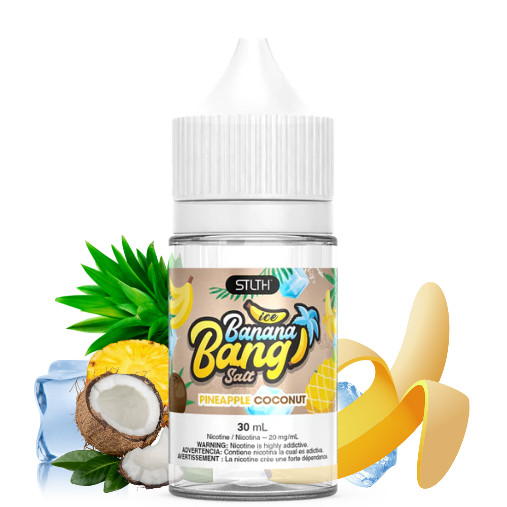 STLTH SALT NIC PINEAPPLE COCONUT BANANA BANG ICE