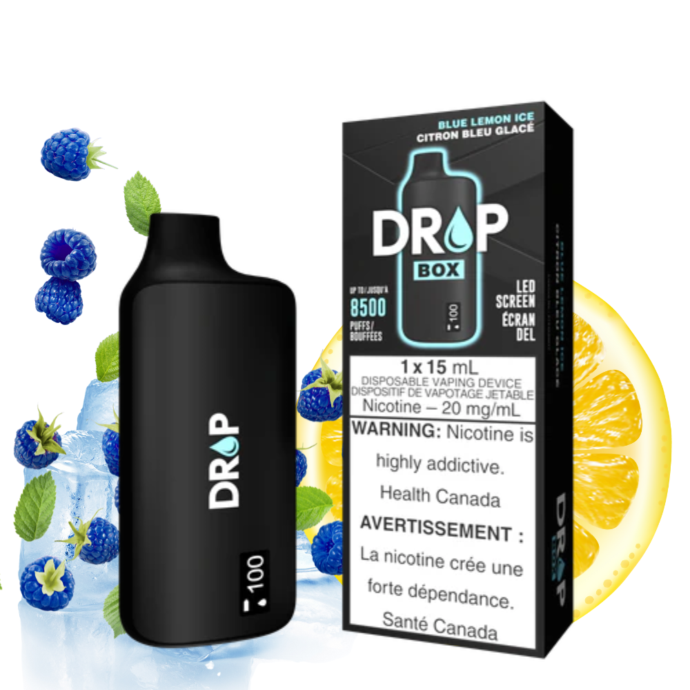 DROP BOX 8500 PUFFS BLUE LEMON ICE