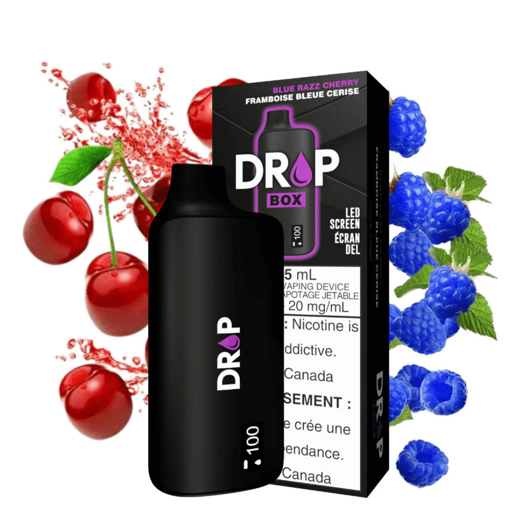DROP BOX 8500 PUFFS BLUE RAZZ CHERRY