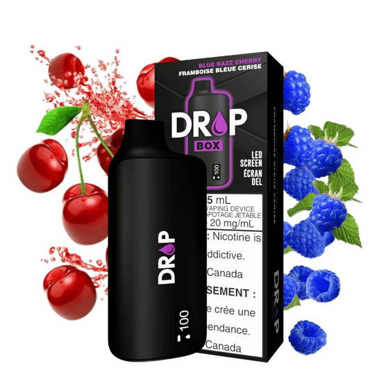 DROP BOX 8500 PUFFS BLUE RAZZ CHERRY
