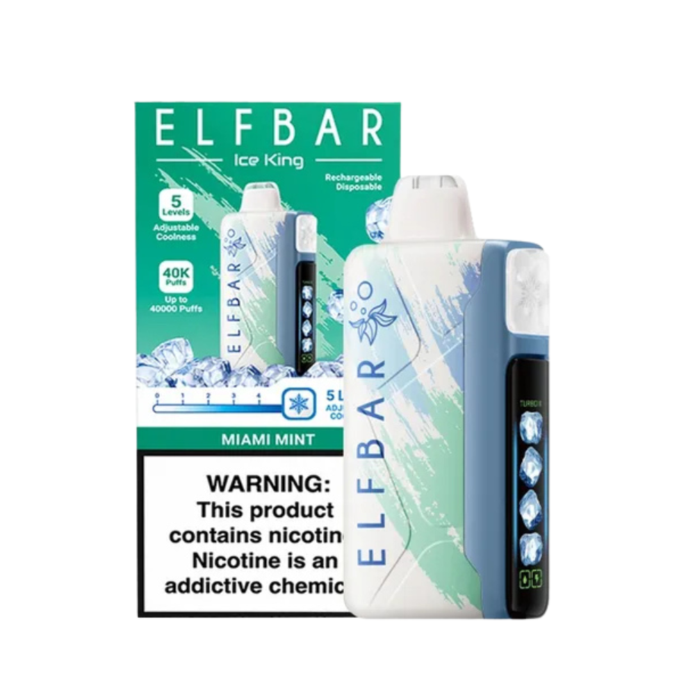 ELFBAR ICE KING 40K - MIAMI MINT | VAPE DESECHABLE