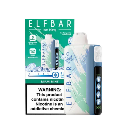 ELFBAR ICE KING 40K - MIAMI MINT | VAPE DESECHABLE