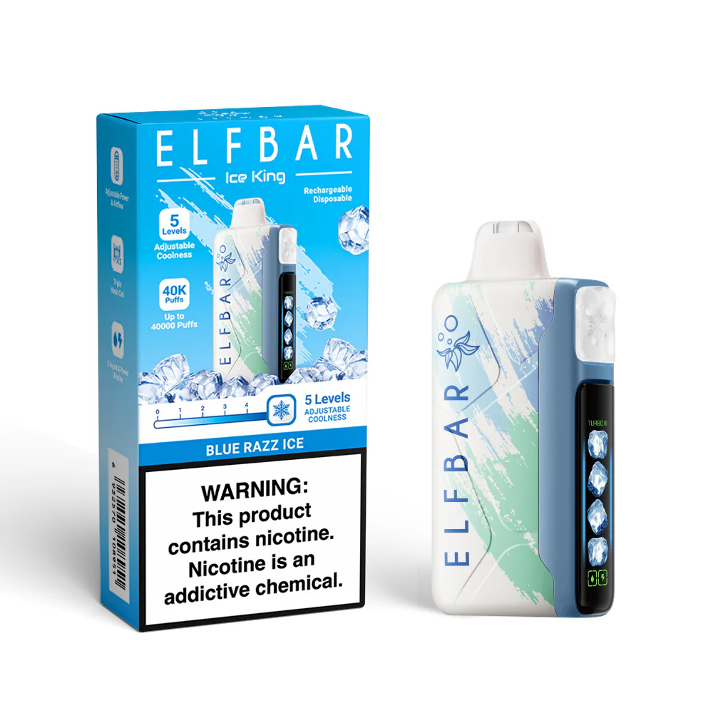 ELFBAR ICE KING 40K - BLUE RAZZ ICE | VAPE DESECHABLE