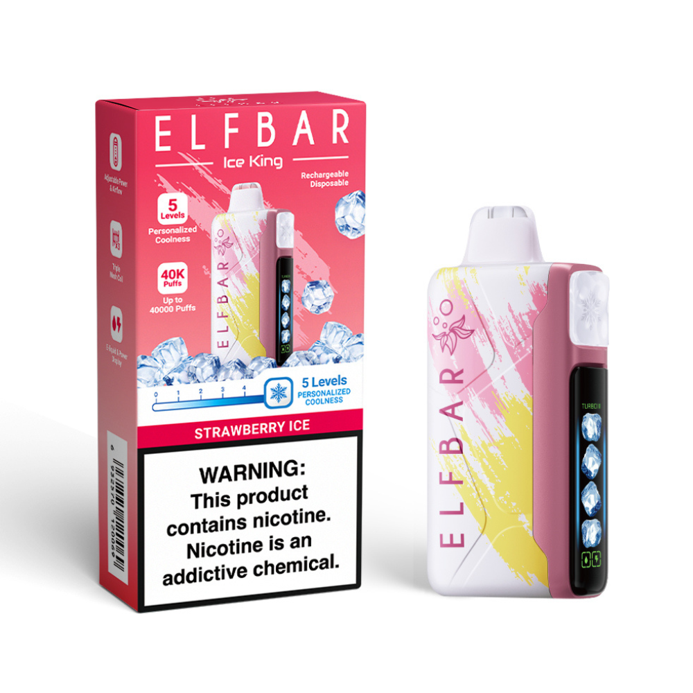 ELFBAR ICE KING 40K - STRAWBERRY ICE | VAPE DESECHABLE