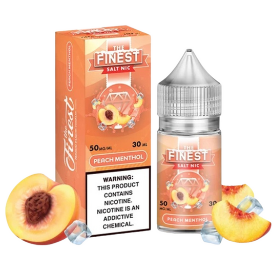THE FINEST PEACH MENTHOL SALT NIC
