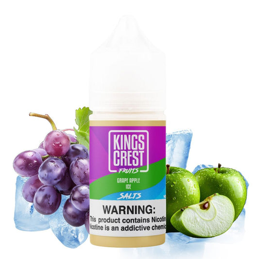 KINGS CREST FRUITS  GRAPE APPLE ICE SALT NIC