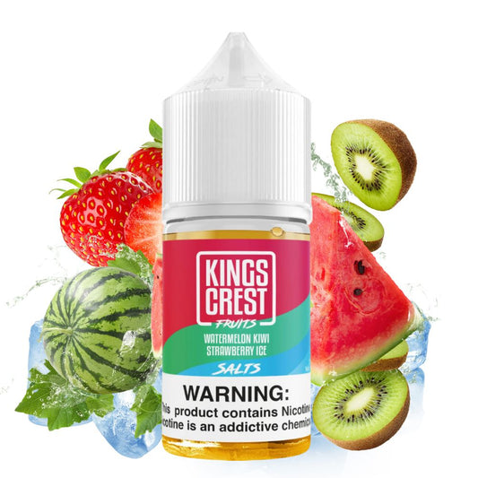 KINGS CREST FRUITS  WATERMELON KIWI STRAWBERRY ICE SALT NIC