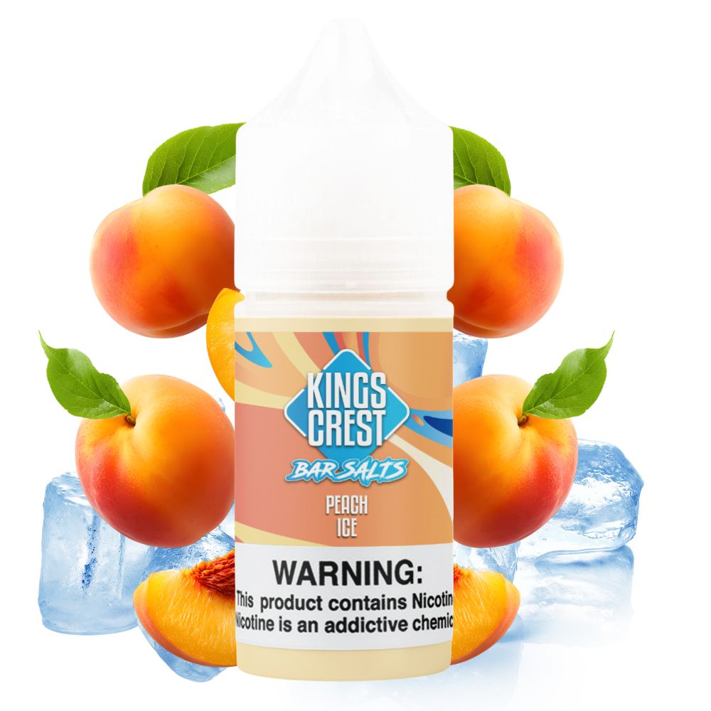 KINGS CREST BAR SALTS PEACH ICE