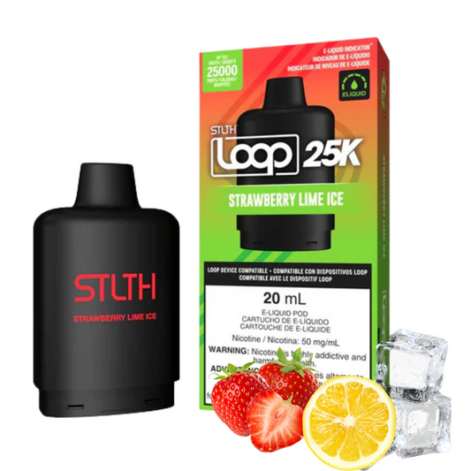 STLTH LOOP 25K POD  | STRAWBERRY LIME ICE