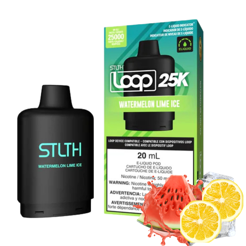 STLTH LOOP 25K POD  | WATERMELON LIME ICE