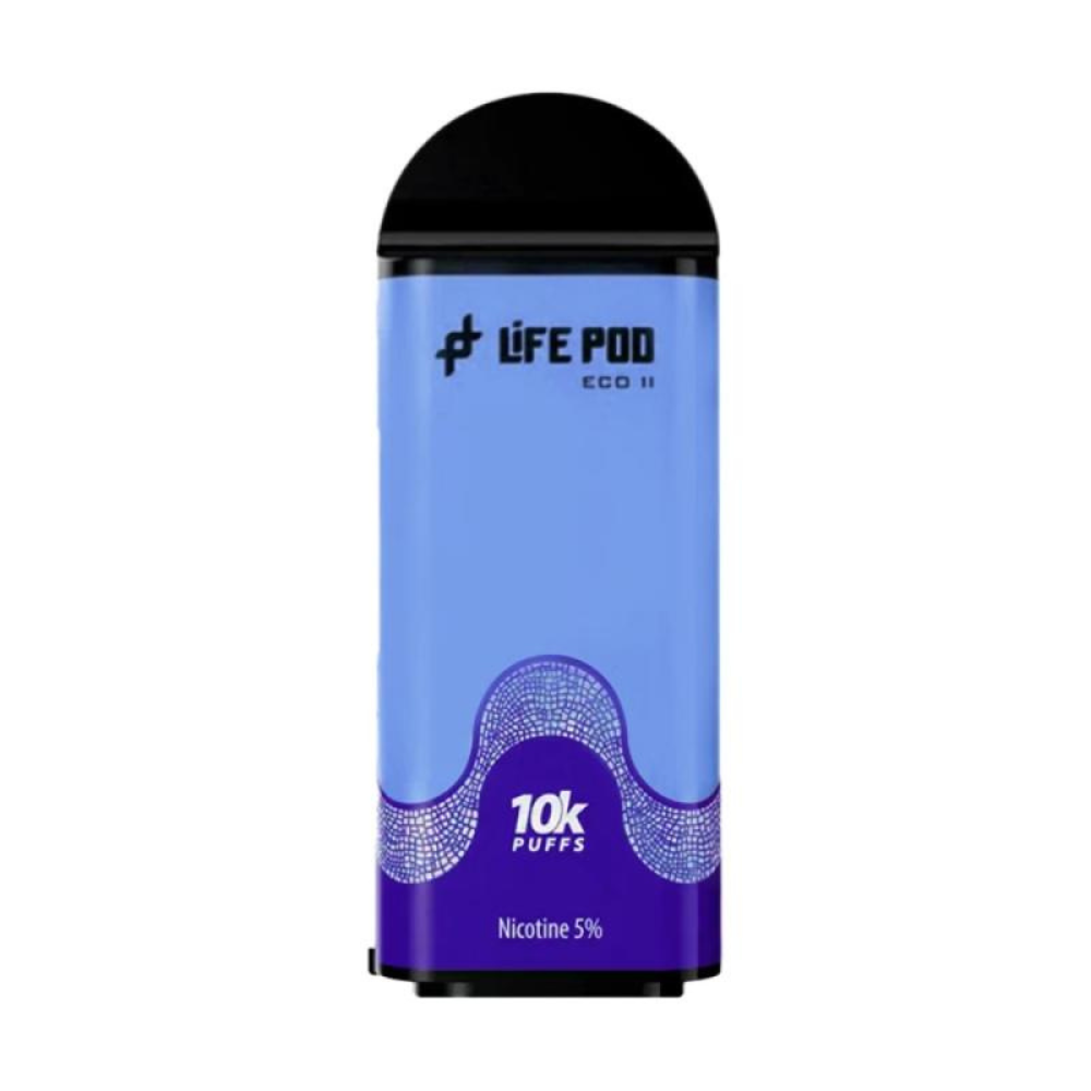 CARTUCHO LIFE POD ECO II 10K –  BLUE RAZZ