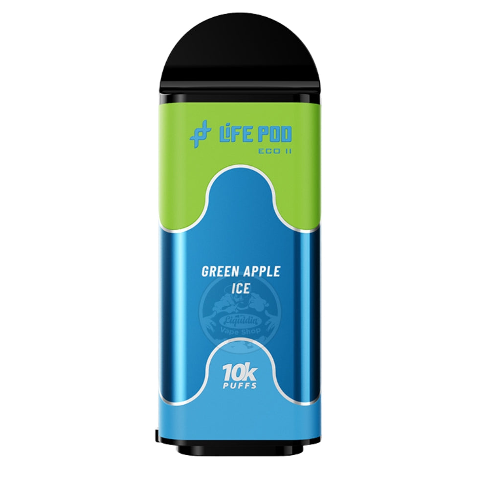 CARTUCHO LIFE POD ECOII 10K - GREEN APPLE ICE
