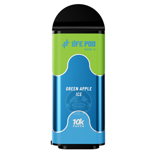 CARTUCHO LIFE POD ECOII 10K - GREEN APPLE ICE