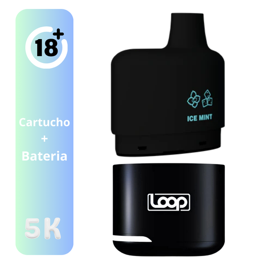 STLTH LOOP 5K  KIT ICE  MINT VAPE DESECHABLE