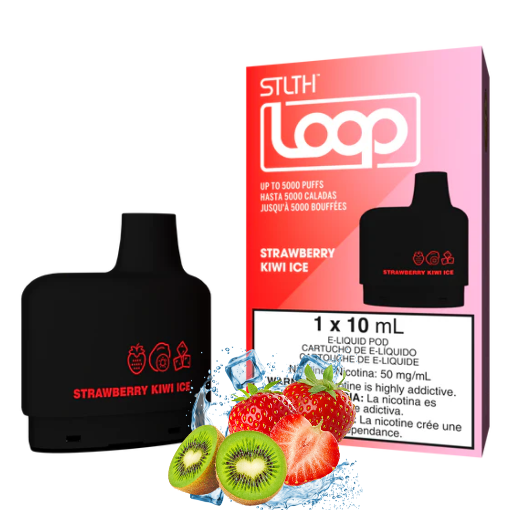 STLTH LOOP 5K CARTUCHO STRAWBERRY KIWI ICE