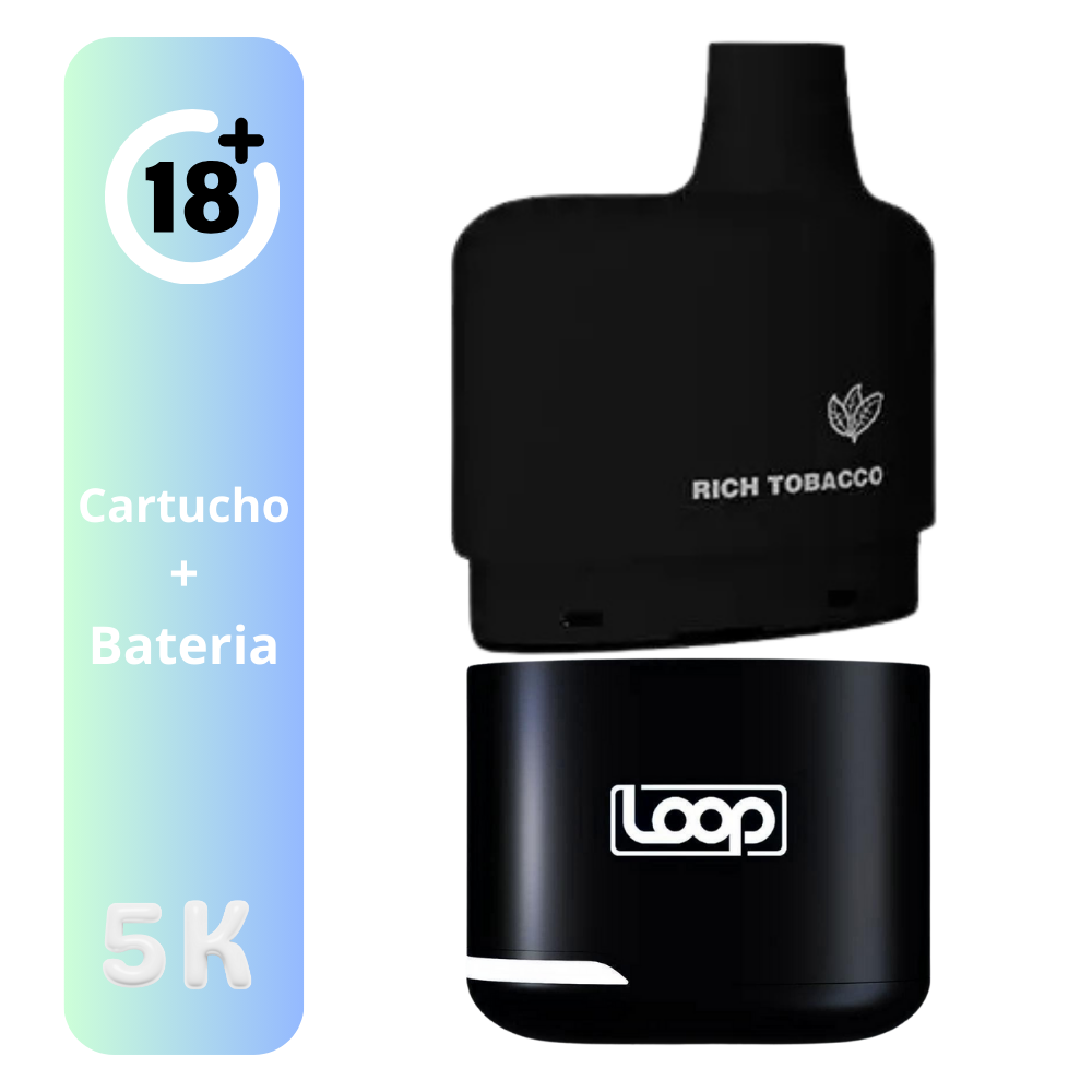 STLTH LOOP 5K KIT RICH TOBACCO VAPE DESECHABLE