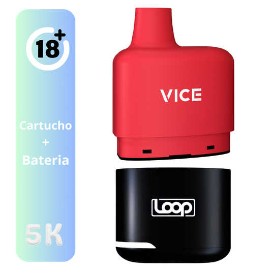 STLTH VICE LOOP 5K KIT STRAW KIWI ICE VAPE DESECHABLE