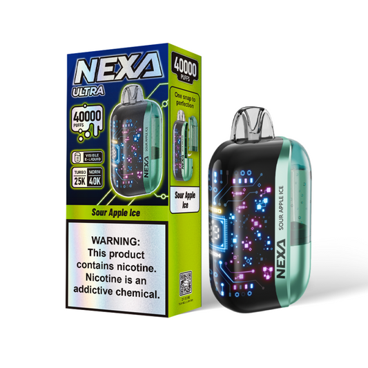 NEXA ULTRA 40k SOUR APPLE ICE