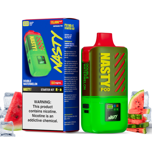 NASTY STARTER KIT PX15KI-S | DOUBLE WATERMELON 15000 PUFFS