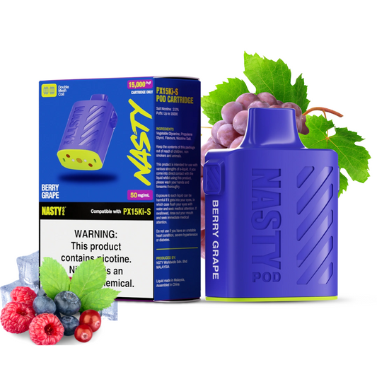 NASTY 15K BERRY GRAPE POD PX15KI-S