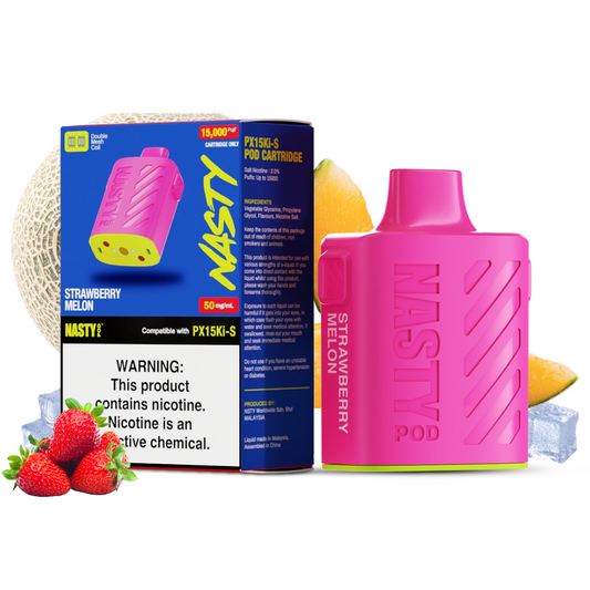 NASTY 15K STRAWBERRY MELON POD PX15KI-S