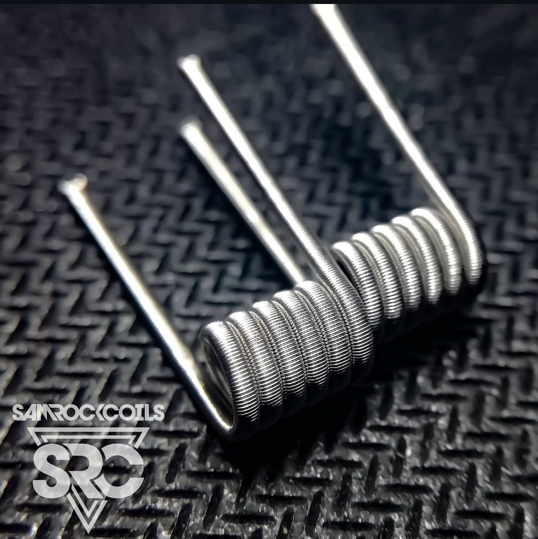 SAM ROCK COILS FUSED CLAPTON 0.16 OHMS DUAL 3MM
