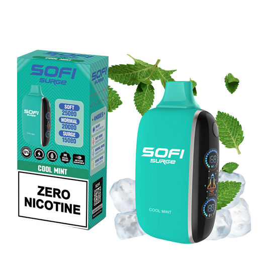 SOFI COOL MINT - 25000 PUFFS | VAPE DESECHABLE SIN NICOTINA