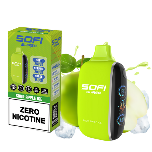 SOFI SOUR APPLE ICE - 25000 PUFFS | VAPE DESECHABLE SIN NICOTINA