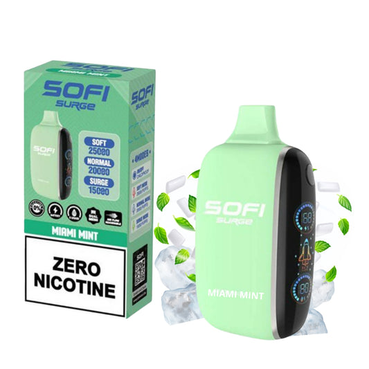 SOFI MIAMI MINT - 25000 PUFFS | VAPE DESECHABLE SIN NICOTINA